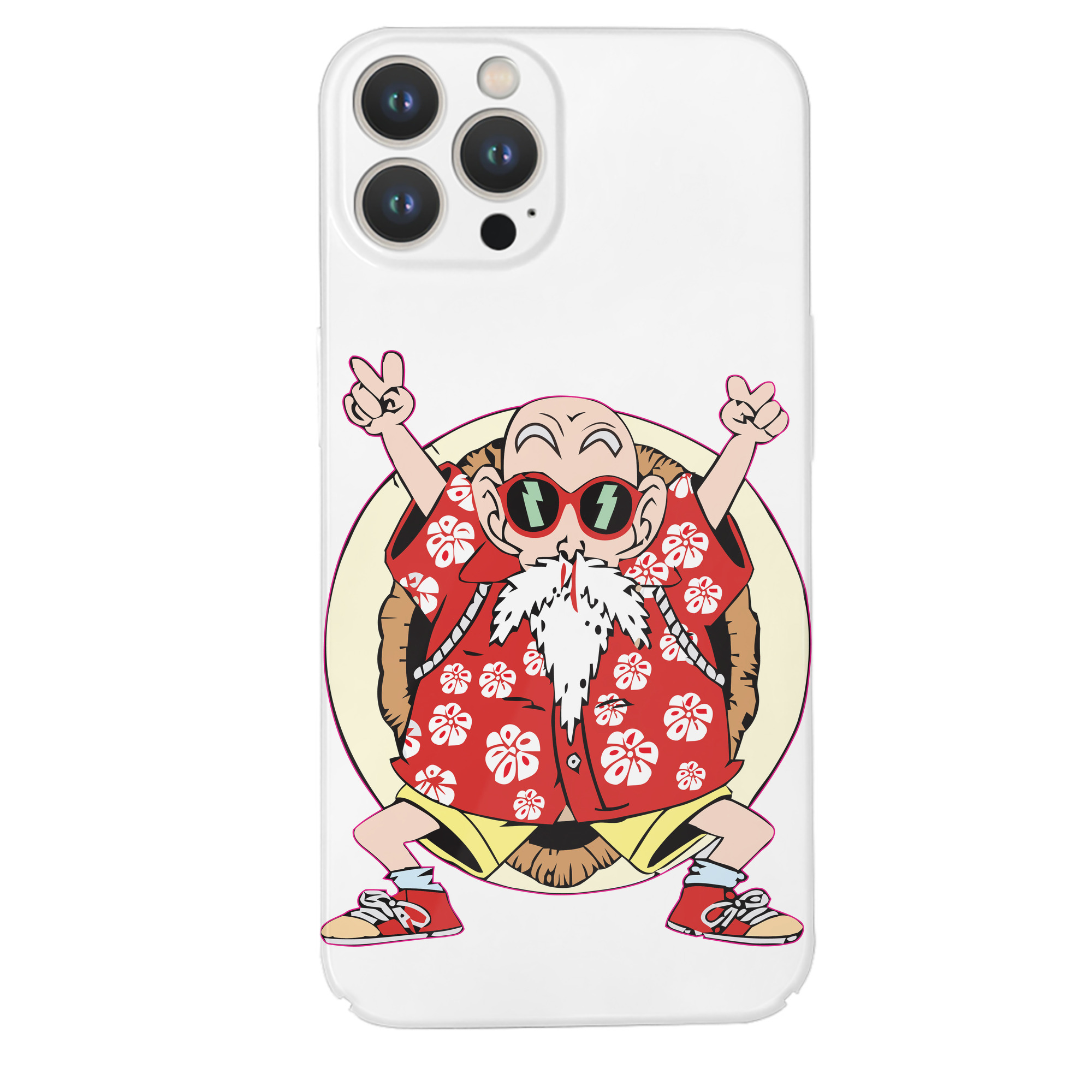 （画像用） ドラゴンボール 亀仙人（かめせんにん） DRAGON BALL Master Roshi Kame Sennin 【iPhone 14シリーズ対応】ハードケース